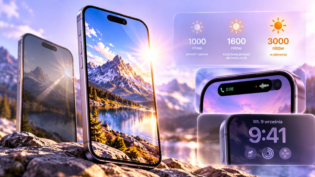 iPhone 17 Pro Max – jasność 3000 nitów i Dynamic Island